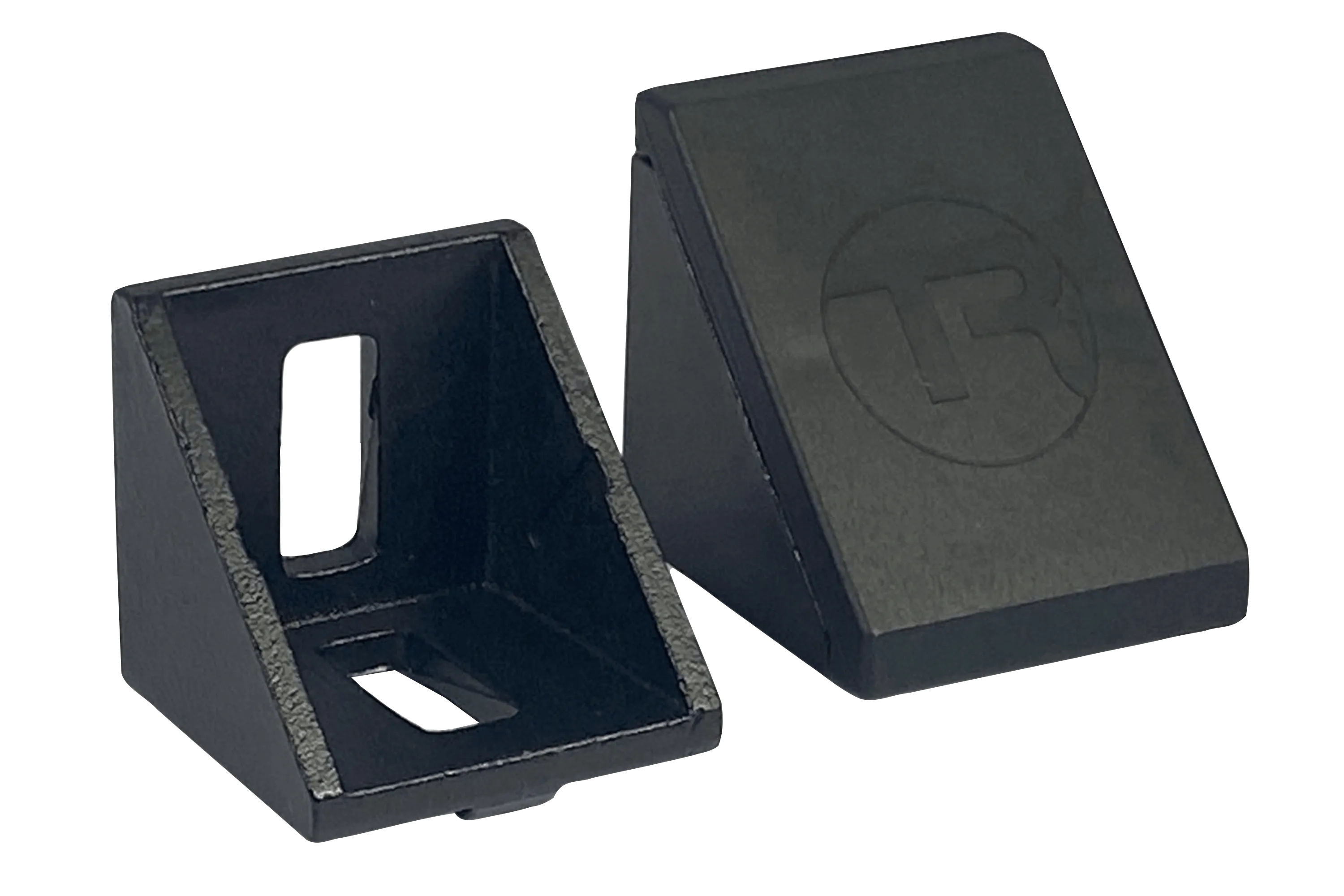 40mm 8mm Slot Aluminium Corner Bracket & Cap