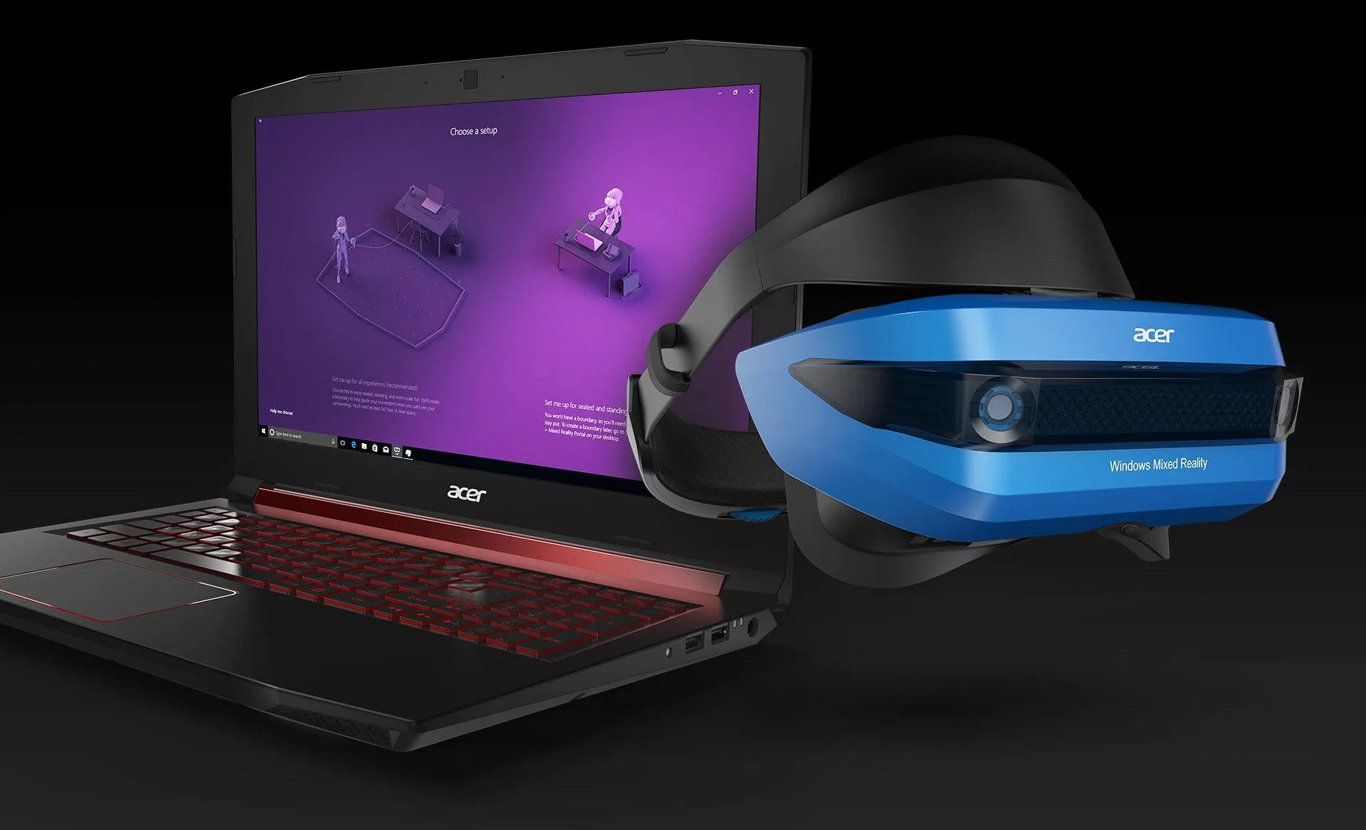 ACER WINDOWS MIXED REALITY HEADSET & MOTION CONTROLLER AH101