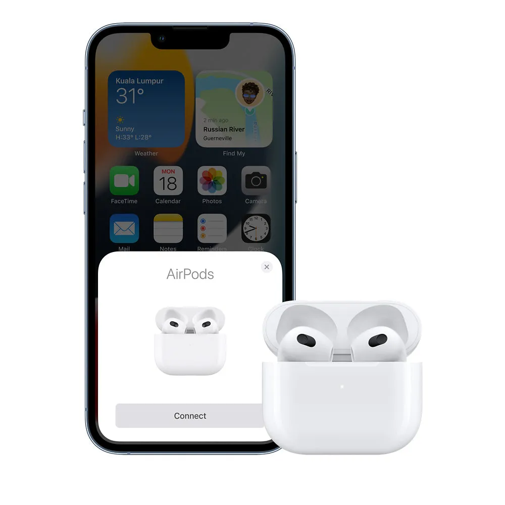 Apple AirPods (3rd Generation) With Lightning Charging Case - MPNY3ZA/A