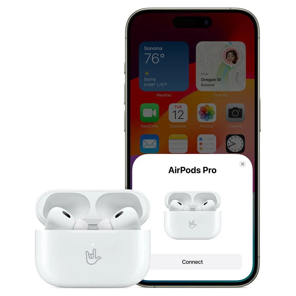 Apple AirPods Pro 2nd Gen In-Ear Wireless AirPods with MagSafe Charging Case - White | MTJV3ZM/A