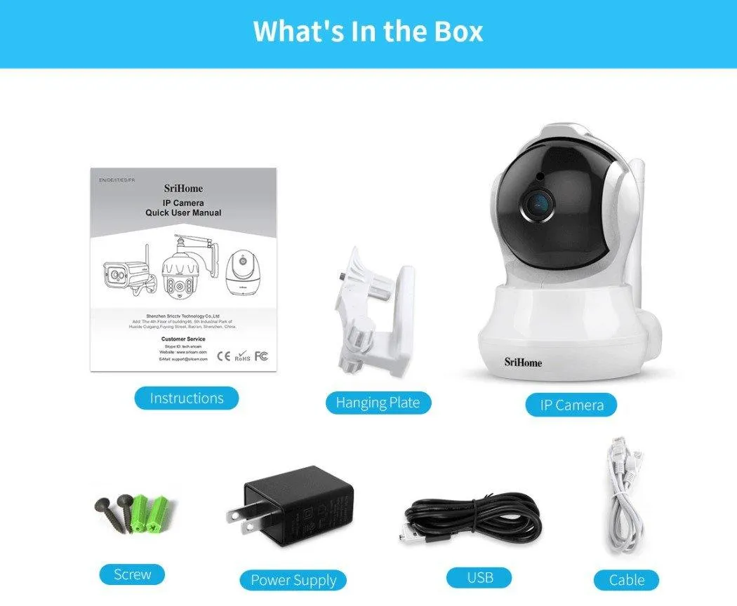 Baby Video Monitor Camera HD WIFI - Connects To Phone