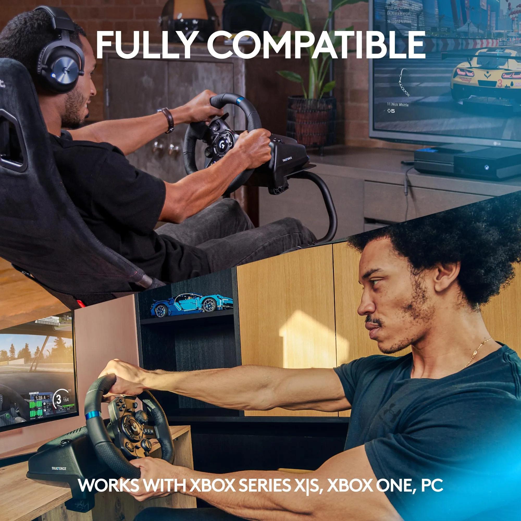 Certified Refurbished - Logitech G923 Racing Wheel and Pedals for Xbox Series X|S, Xbox One and PC