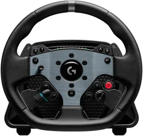 Logitech PRO - Certified Refurbished Black Racing Wheel for PC with Advanced TRUEFORCE Force Feedback Technology