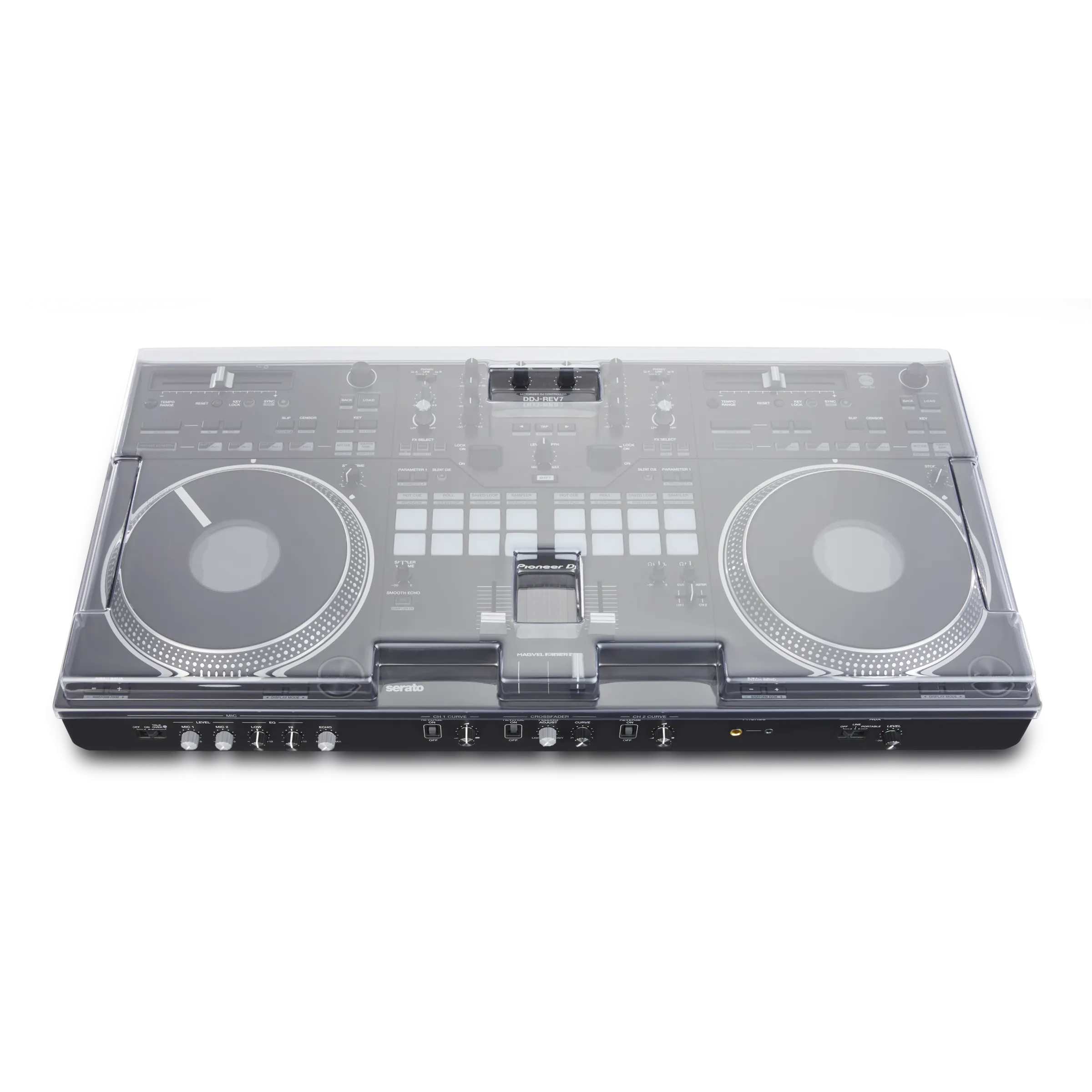 Decksaver DS-PC-DDJREV7 Polycarbonate Cover for Pioneer DDJ-REV7