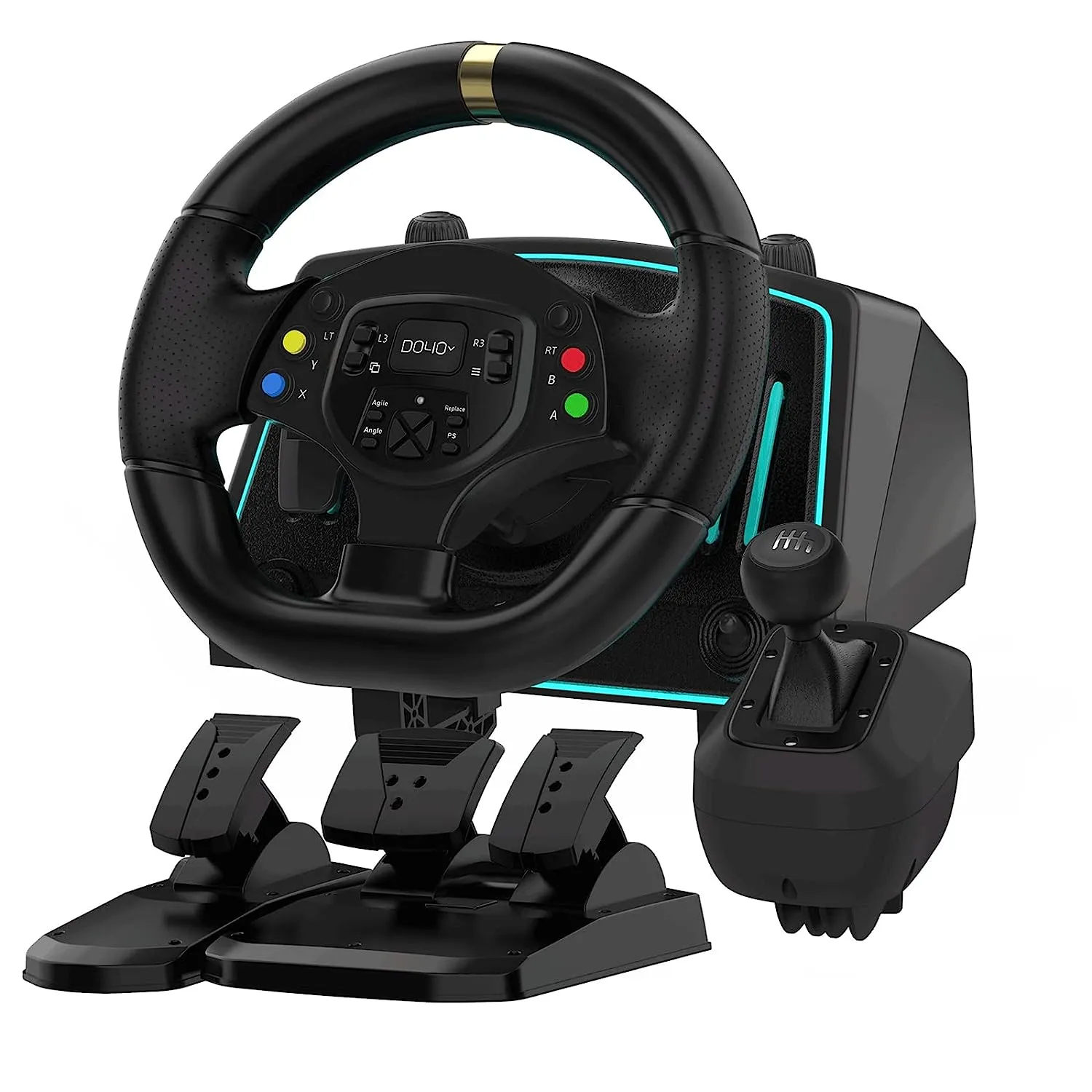 DOYO 1080 Degree Steering Wheel with Pedal Multi-Platforms Racing Wheel