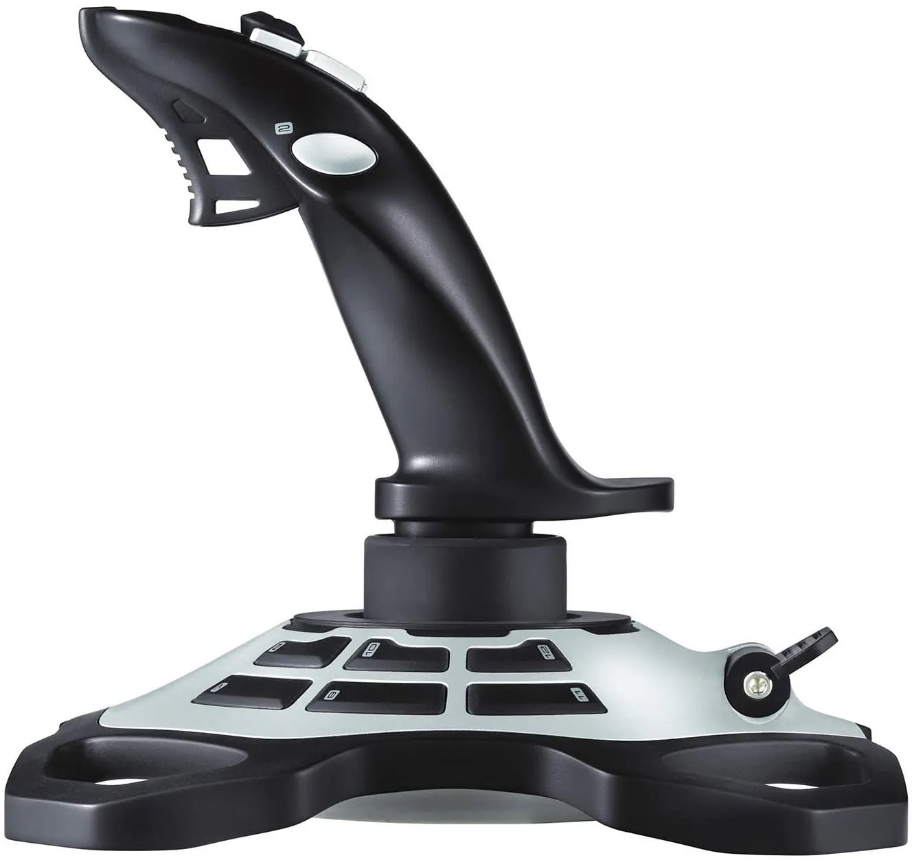 Extreme 3D Pro Joystick for Windows - Enhanced Precision and Control, Black/Silver Color