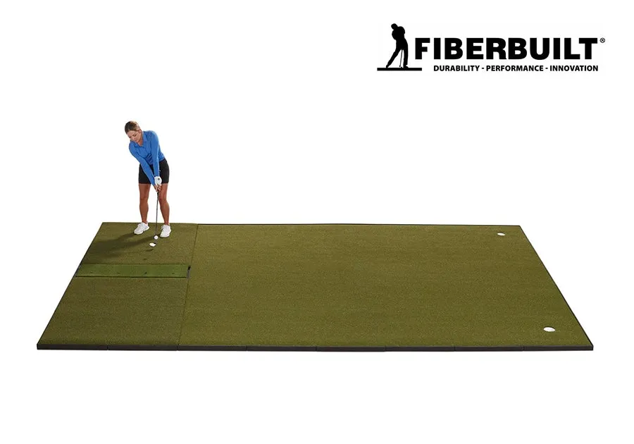 Fiberbuilt Grass Series Center-Hitting Combo Golf Mat