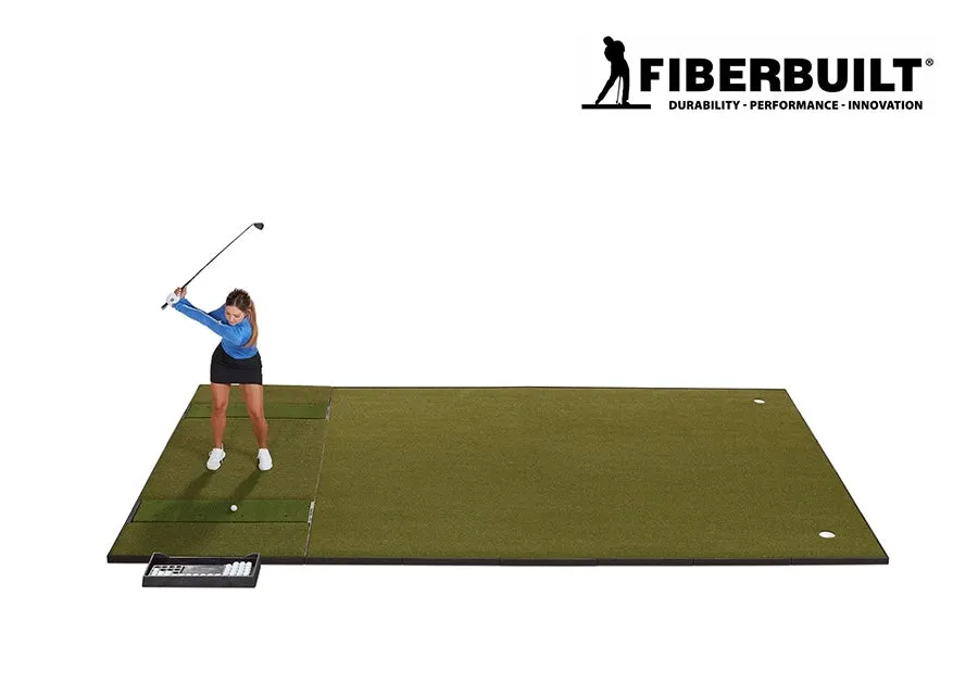 Fiberbuilt Grass Series Double-Hitting Combo Golf Mat