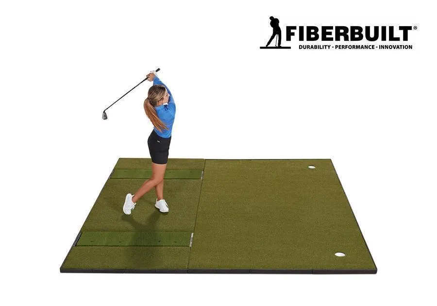 Fiberbuilt Grass Series Double-Hitting Combo Golf Mat