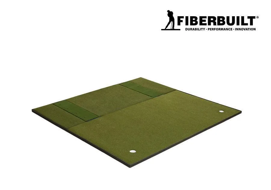 Fiberbuilt Grass Series Double-Hitting Combo Golf Mat