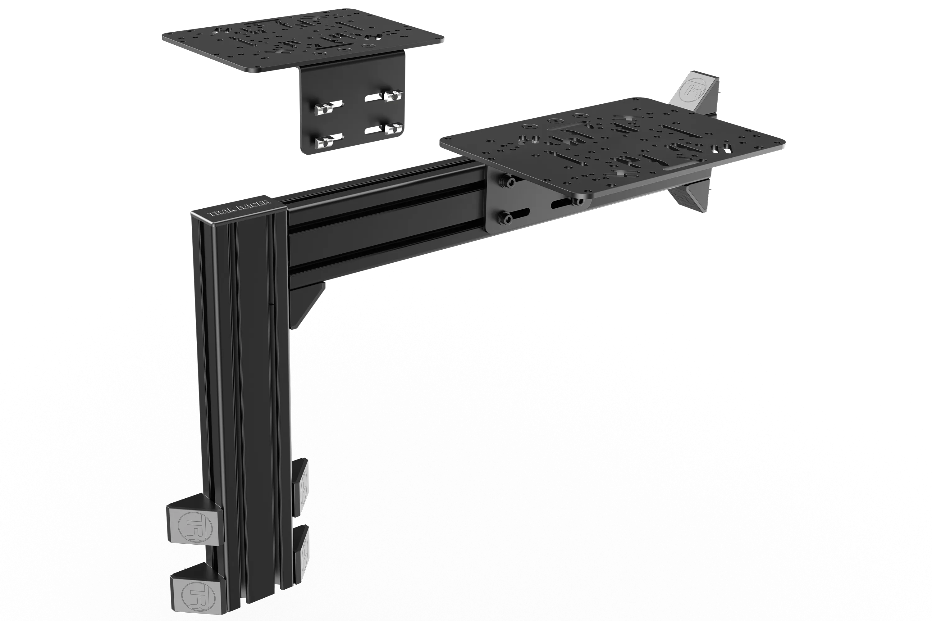 Flight Sim Control Mounts with 1 Side Support for all Aluminum Cockpits