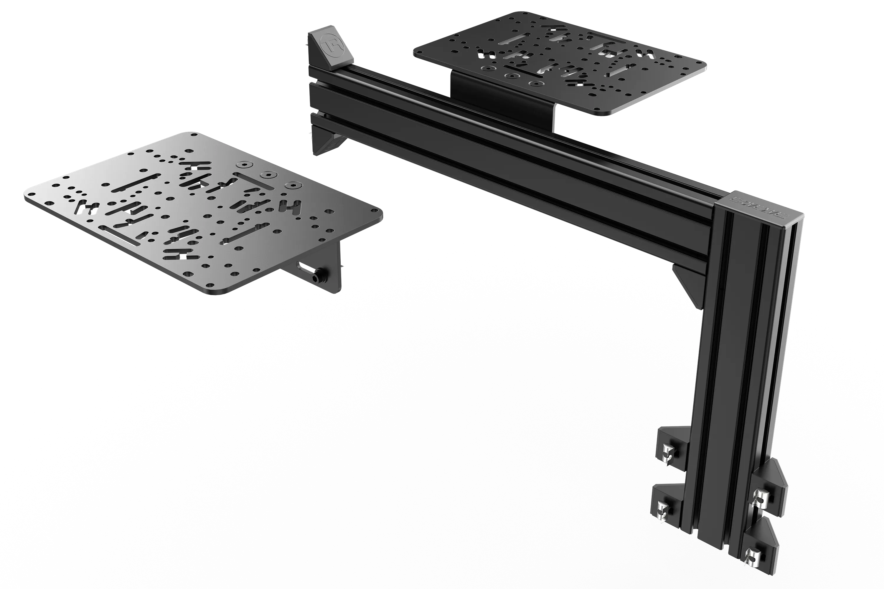 Flight Sim Control Mounts with 1 Side Support for all Aluminum Cockpits