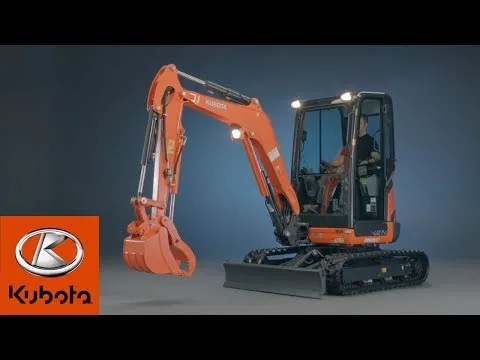 Kubota U27-4 Tight Tail Swing Compact Excavator