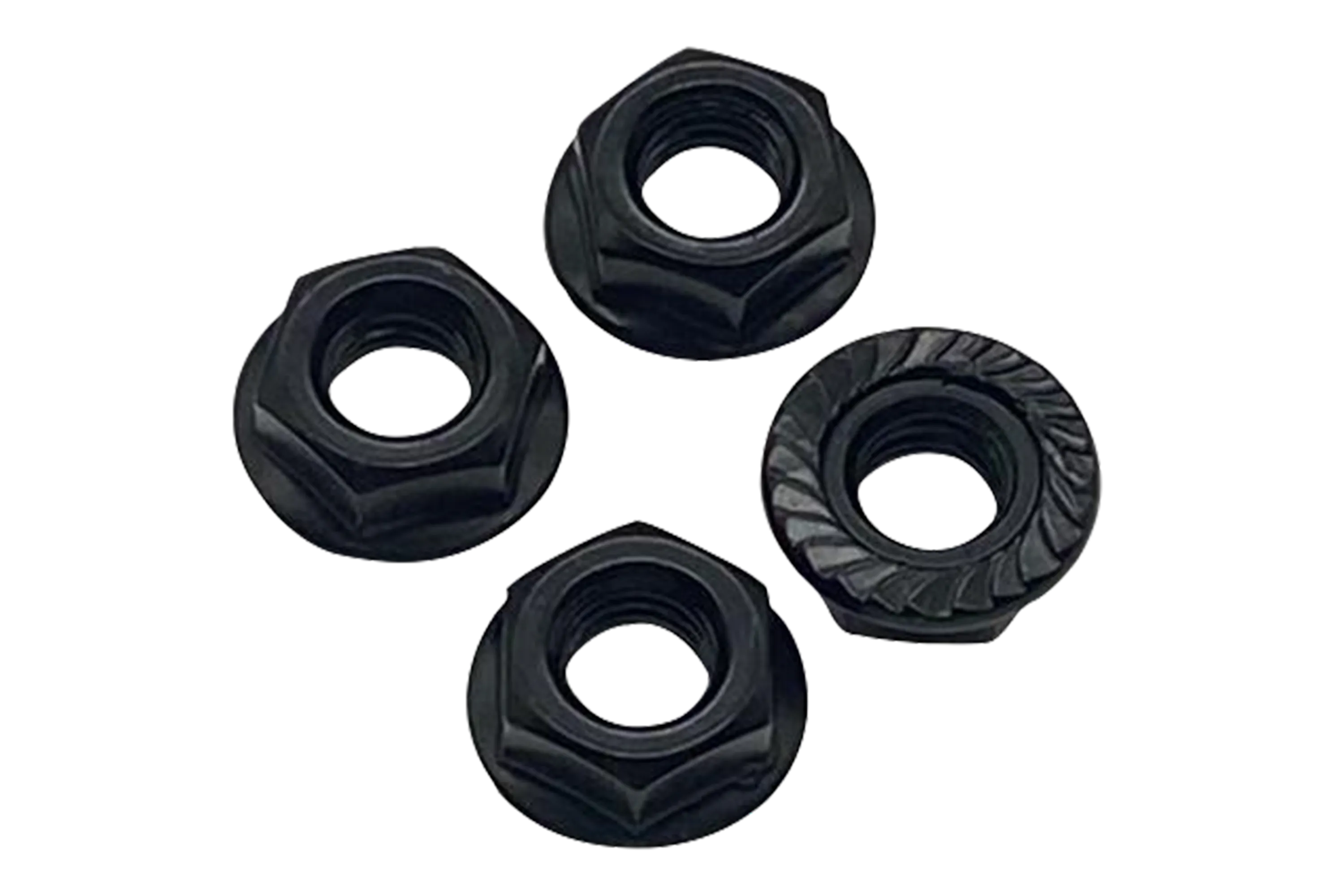 M8 Flange Nuts - Set of 4