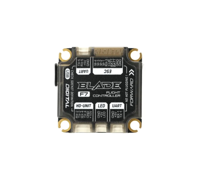 (NEW, OPEN BOX) RUSHFPV Blade F722 V2 30x30mm Flight Controller for DJI Digital