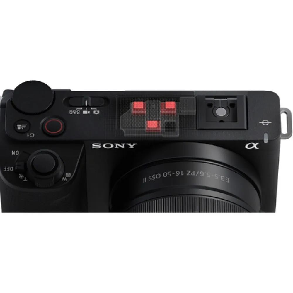 Sony ZV-E10 II Mirrorless Camera with 16-50mm Lens | Black