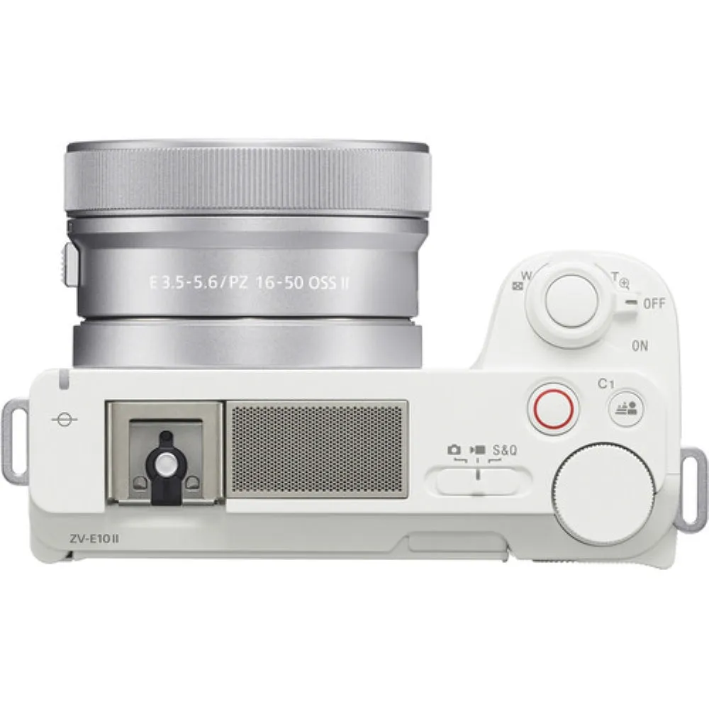 Sony ZV-E10 II Mirrorless Camera with 16-50mm Lens | White