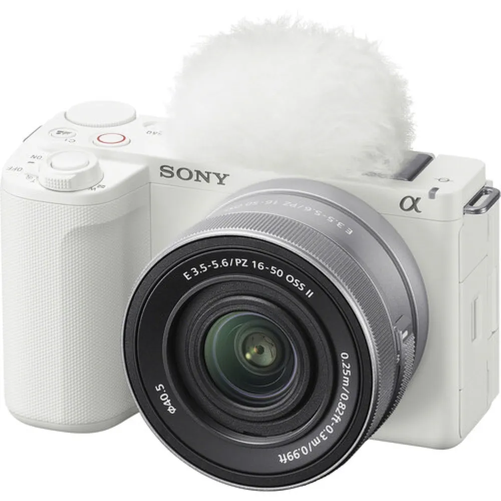 Sony ZV-E10 II Mirrorless Camera with 16-50mm Lens | White